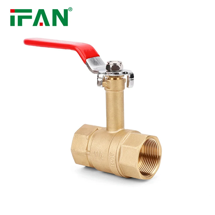 Water Control High Handle Brass Ball Valve factory